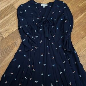Anthropologie Tylho Navy Dress